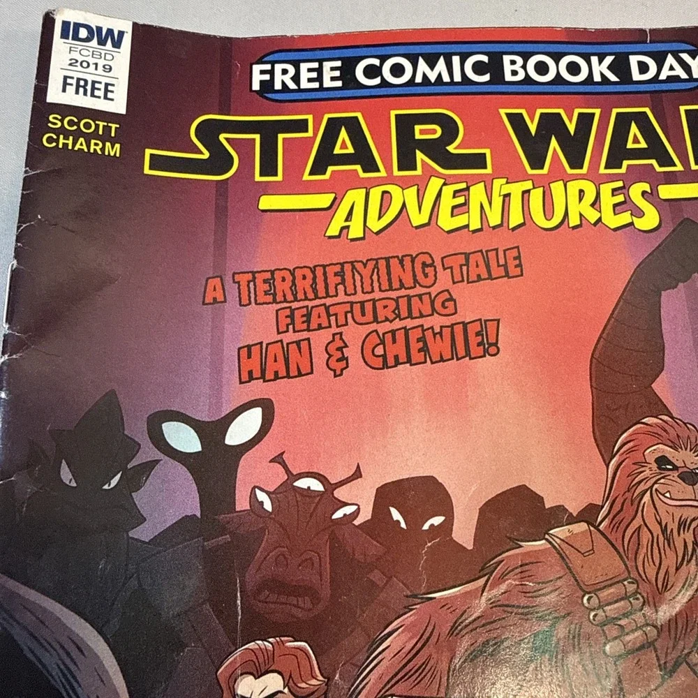 Star Wars Adventures FCBD 2019 Han Solo Chewbacca IDW Disney